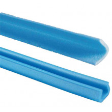 Profiles mousse bleu forme u ep 40 a 40 long 2000