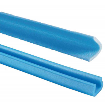 Profiles mousse bleu forme u ep 40 a 40 long 2000