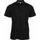 Polo manches coutes noir XL