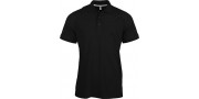 Polo manches coutes noir XL