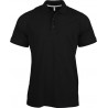 Polo manches coutes noir 2XL