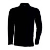 Polo manches longues noir 4XL