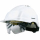 Casque avec lunettes integree Blanc
