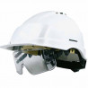 Casque avec lunettes integree Blanc