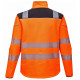 Softshell hv T402 orange noir 2XL