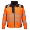 Softshell hv T402 orange noir 4XL