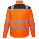 Softshell hv T402 orange marine 2XL