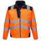 Softshell hv T402 orange marine 3XL