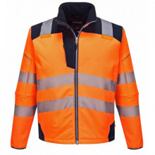 Softshell hv T402 orange marine 3XL