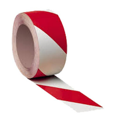 Ruban de Balisage 50x100 Rouge Blanc