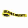 Rubalise 50x100 imprimé AMIANTE Jaune Noir