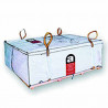 Espace Emballage Depot Bag Amiante 160x110x50cm