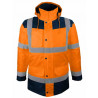 Espace Emballage Parka Haute Visibilité HV 4 en 1 Orange PIAMO
