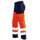 Espace Emballage Pantalon de travail HV Vision Orange Marine