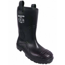 Botte de securité fourre born pvc noir S5
