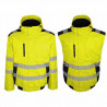Espace Emballage Blouson Haute Visibilité 2 en 1 BRAVA Jaune