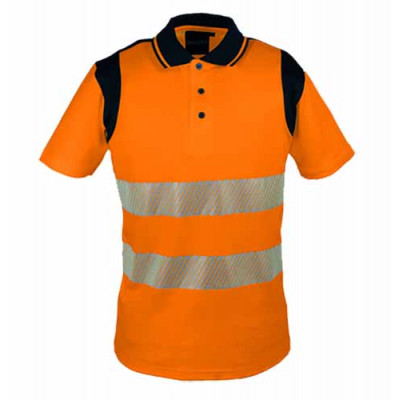 Espace Emballage Polo haute visibilite POLMO Orange