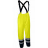 Pantalon a bretelles Haute Visibilité PIVA Jaune Espace Emballage