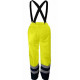 Pantalon a bretelles Haute Visibilité PIVA Jaune Espace Emballage