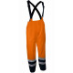Pantalon a bretelles Haute Visibilité PIVO Orange Espace Emballage