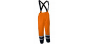 Pantalon a bretelles Haute Visibilité PIVO Orange Espace Emballage