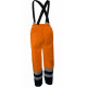 Pantalon a bretelles Haute Visibilité PIVO Orange Espace Emballage