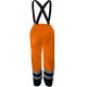 Pantalon a bretelles Haute Visibilité PIVO Orange Espace Emballage