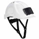 Casque de chantier avec porte badge EPI Espace Emballage