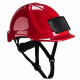 Casque de chantier avec porte badge EPI Espace Emballage