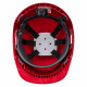 Casque de chantier avec porte badge EPI Espace Emballage