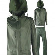 Ensemble de pluie veste pantalon vert 2XL
