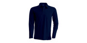 Polo manches longues Navy 2XL
