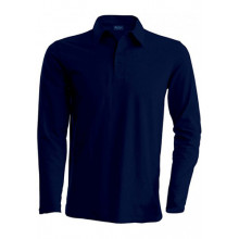 Polo manches longues Navy 3XL
