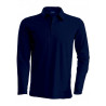 Polo manches longues Navy 3XL