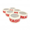 Adhesif pp blanc silencieux fragile